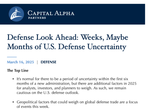 Defense & Aerospace Daily Podcast [Mar 17, 25] Byron Callan’s Week Ahead